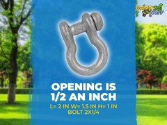SWING SET STUFF SINGLE CLEVIS hardware accessory seat outside park play kid 0062