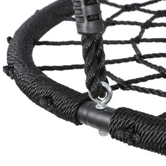 Spider Web Saucer Swing 40 inch for Tree Kids with Steel Frame and Hanging Rope