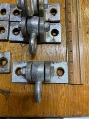 USED Lot Of 6 Heavy Duty Playset Swing set SWING HANGER 5”x2” base