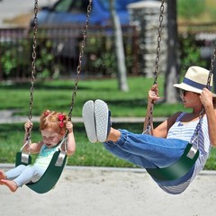 Swing Seat with Metal Triangle Ring 30.4 X 5.9 Inch, Heavy Duty Swing Set