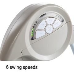 Soothe n Delight Compact Portable 6-Speed Plush Baby Swing Music 0-9M
