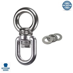 Heavy-Duty 360° Spring Swivel Bearing for Hammocks, Swings & Yoga Chairs