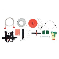 Zip Line Kit Choose Length 48M 160FT heavy duty 5mm Zip Wire up to 330lbs