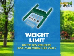 SWING SET STUFF 1 PIECE GLIDER BRACKET WITH HANGERS AND HARDWARE wooden kid 0113