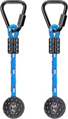 2 Pack Ninja Monkey Bars with Grip Ball 250LB Capacity Obstacle Course Bars with