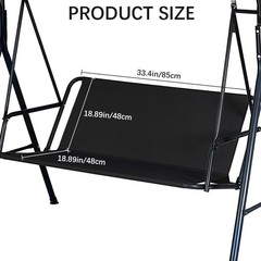 Swing Seat Cover 600D Thickened Oxford Cloth Swing Chair Bench Cover Waterpro…