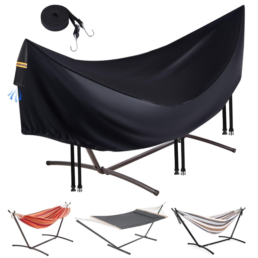 Hammock Covers for Outdoor Waterproof, Durable 420D Hammock Cover for 12 ft H…