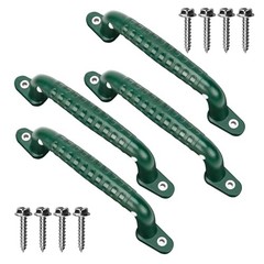 4 Luminous Safety Playground Handles, Swing Set Kids Safety Hand Grips Green
