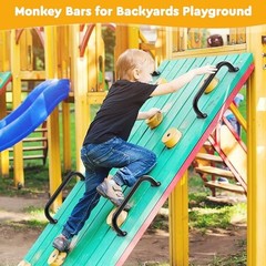 Monkey Bars for Safety Indoor,Outdoor Playground Grab Handles for 13 in