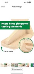 SPARK & WOW Activity Gym – 3-Piece Indoor Climber – Solid Wood – Gross Motor