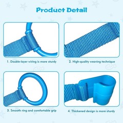 8Pcs Playpen Pull Up Rings, Plastic Adjustable Safety Baby Pull Up Rings – To…