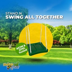SWING SET STUFF STAND N SWING playground park wooden rope child accessories 0109