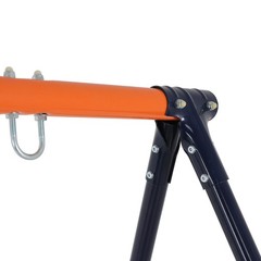Swing Set Fun Play Chair Kids Children Metal Frame Stand Swing Frame Backyard