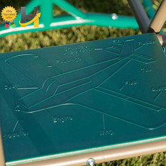 Playground Equipment Airplane Teeter Totter Outdoor Kids Backyard Play See Saw