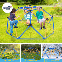 Climbing Dome, 6FT Geometric Dome Climber, Indoor Outdoor Jungle Gym Supports 60