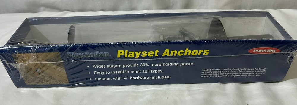 NEW Playstar Play Action PS 7690 Playset Anchors Kit Black set of 2