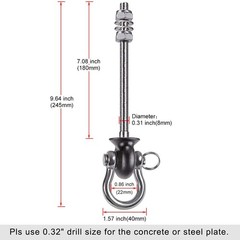 Swing Hangers 1500LB Capacity Stainless Steel 304 Heavy Duty – for Yoga Hammock