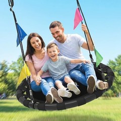 Saucer Swing for Kids & Adults, 900lbs Weight Capacity Heavy Duty Tree 48 Inch