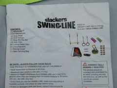 Slackers Swing Line Zip Line – Incomplete For Parts Only As shown Sold As-Is