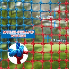 Climbing Cargo Net, Polyester Playground Climbing Net, Heavy Duty 3ft x 6ft