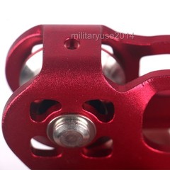 Zip Line Cable Trolley Outdoor Military Rock Climbing Dual Pulley 25KN / 5600lbs