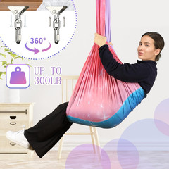 Sensory Swing, Indoor & Outdoor Sensory Swing for Kids & Adults, Double Layer Th