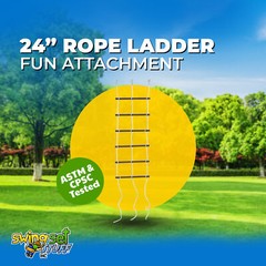 SWING SET STUFF 24″ ROPE LADDER playground fort accessories climb backyard 0115