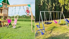 Heavy Duty Swing Hangers Set of 4 – Stainless Steel 304 for Wood & Metal Beams –