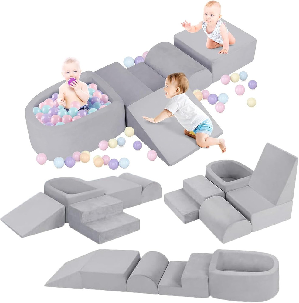 Foam Climbing Blocks for Toddlers 1-3, Toddler Climbing Toys Indoor, Climbing To
