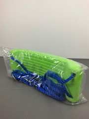 Backyard Discovery Green Swing Seat with Blue Braided Ropes and Metal Attachment