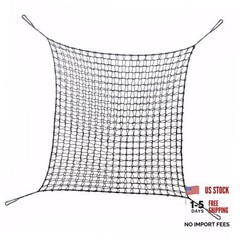 Climbing Cargo Net for Kids – Double Layers Heavy Duty 3.2 x 9.8 ft Black