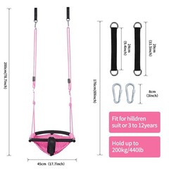 2 -in- 1 Toddler Swing. Swing Seat for Kids with Adjustable Ropes, for Kids H…