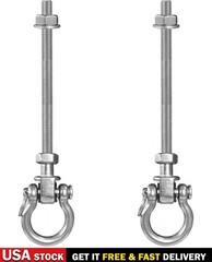 2 Pack Heavy Duty Swing Hangers with Quiet Bearings 3000LB Stainless Steel Hook