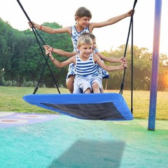 XL Rectangle Tree Swing – 700lb Capacity, Waterproof – Blue
