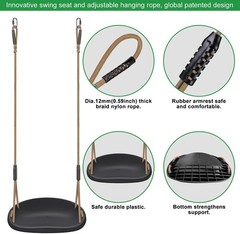 2 Pack 500LB Capacity Heavy Duty Swing Seat W/ Wider Swing Board & Height