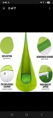 Grassmen Pod Swing for Kids, Sensory indoor/Outdoor, Ceiling Hook, Green