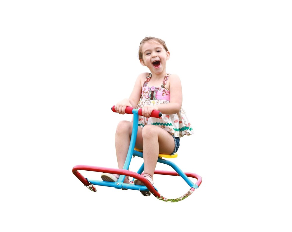 Kids Rocking Horse Rocking Chair Seesaw: Safe Home Playground Backyard Equipm…