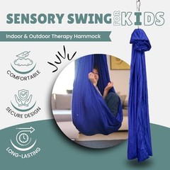 Sensory Swing for Kids and Adults. Indoor and Outdoor Therapy – Pink or Blue