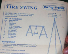Swing.N.Slide Classic Vintage Tire Swing Model #NE4472