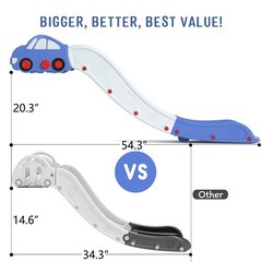 Couch Slide for Stairs Bed Kids Extended Widened Toddler Slide Plastic Indoor…
