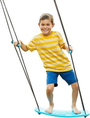 TREE SWING for Kids Kick Stand Up Outdoor Play Set Blue 200lbs SWURFER