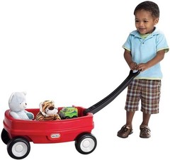 Little Tikes Lil’ Wagon – Red and Black, Indoor and Outdoor Play, Easy Assembly