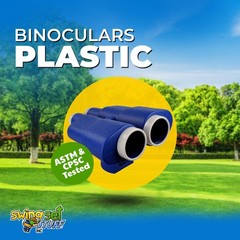 SWING SET STUFF BINOCULARS BLUE fort playground park wood accessories kids 0132