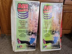 2 NEW Kids Outside Tree Swings By Air Riderz Spring With Disc Seat