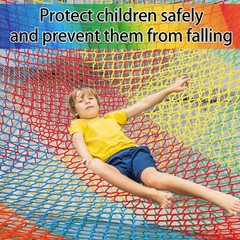 Climbing Cargo Net 6.5 x 9.8 ft Large Kids Backyard Climbing Net Double Layer…