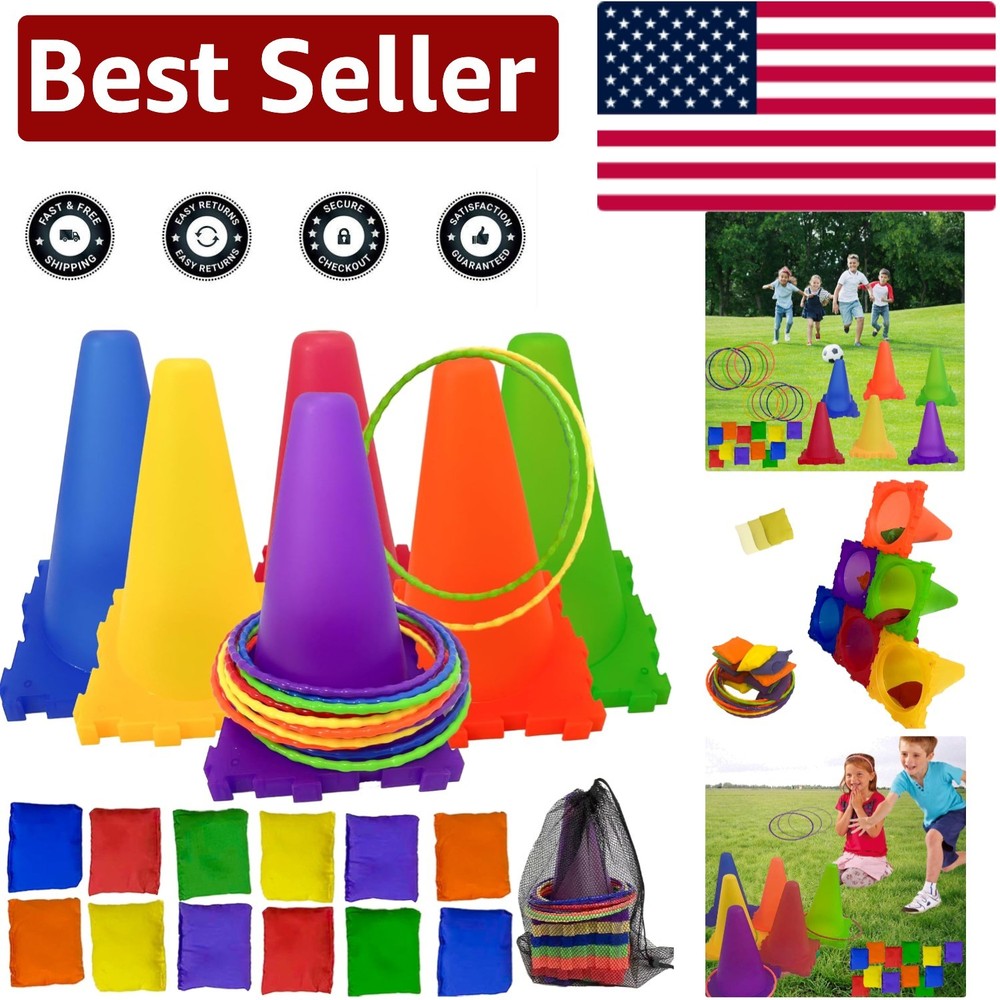 31-Piece Outdoor Games Combo Set: Fun Toys for 1-4 Players, Perfect for Parties