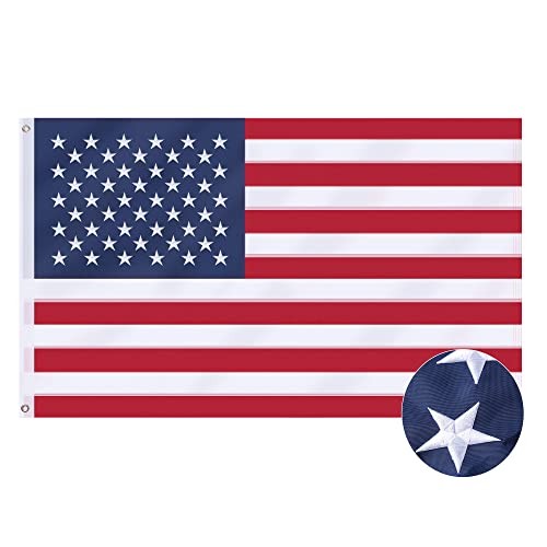 American Flag – Outdoor Heavy Duty Durable 210D Oxford Polyester US 1×1.5 Ft
