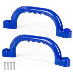 Playground Safety Handles, 2 Pack  Blue Grab Handle Bars for Jungle Gym