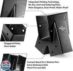ABUSA Heavy Duty Swing Sets Brackets Including 2 A-Frame Swing Set Brackets 2