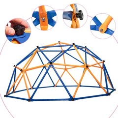 10ft Kids Upgraded Jungle Gym Dome Metal Toddler Climbing Frame Sports Play Set